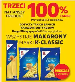 Kaufland Wszystkie makarony marki K-classic oferta