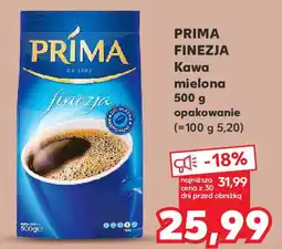 Kaufland Prima finezja kawa mielona oferta