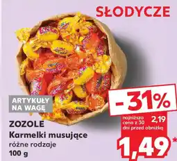 Kaufland Zozole karmelki musujące oferta