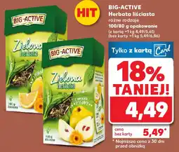 Kaufland Big-active herbata liściasta oferta