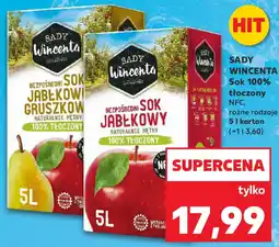 Kaufland Sady wincenta sok 100% tłoczony oferta