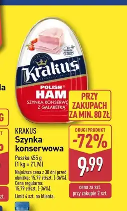ALDI Szynka Krakus oferta