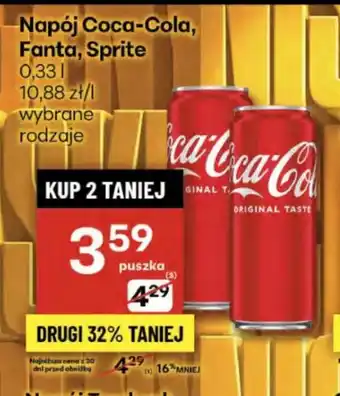 Delikatesy Centrum Napój gazowany Coca-Cola oferta