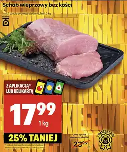 Delikatesy Centrum Schab bez kości Limit oferta