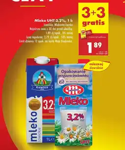 Biedronka Mleko Mlekovita oferta