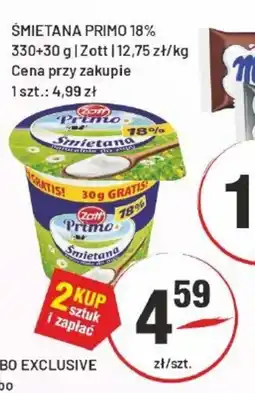 Sedal Śmietana primo 18% zott oferta