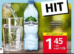 Selgros Woda Żywiec zdrój oferta