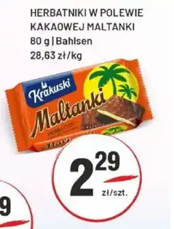 Sedal Herbatniki w polewie kakaowej maltanki bahlsen oferta