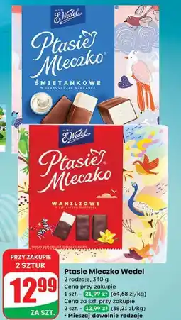 Dino Czekoladki śmietankowe E. Wedel Ptasie Mleczko oferta