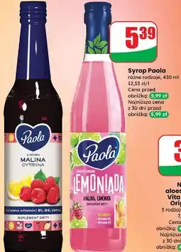 Dino Syrop malina limonka Paola Lemoniada oferta