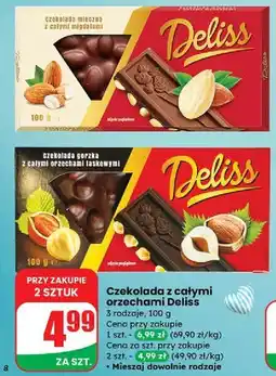 Dino Czekolada gorzka z całymi orzechami laskowymi Deliss oferta