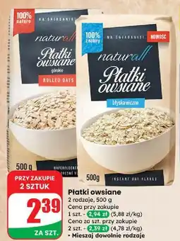 Dino Płatki owsiane górskie Naturall oferta