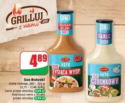 Dino Sos czosnkowy Roleski Keto oferta