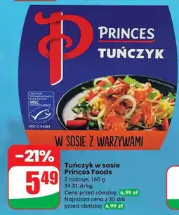 Dino Tuńczyk w kawałkach z warzywami sosie pomidorowym Princes oferta