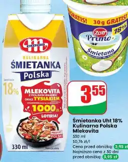 Dino Śmietanka wypasiona 18% kulinarna Mlekovita oferta