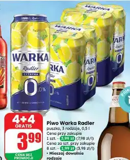 Dino Piwo Warka Radler Lemon 0.0% Alk oferta