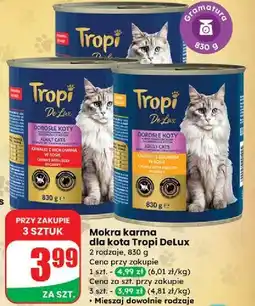 Dino Karma dla kota z wołowiną w sosie Tropi Deluxe oferta