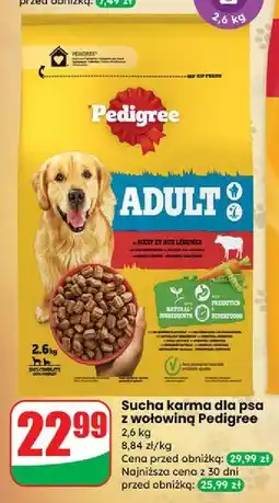 Dino Karma dla psa adult z wołowiną Pedigree Vital oferta