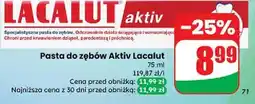 Dino Pasta do zębów Lacalut Aktiv oferta