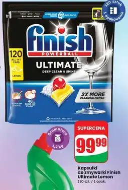 Dino Kapsułki do zmywarki lemon Finish Ultimate Plus oferta