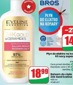 Balsam do ciała regenerujący Eveline 24K Gold & Ceramidy
