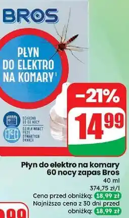 Dino Płyn do urządzeń elektrycznych na komary Bros oferta