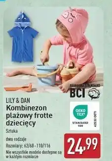 ALDI Kombinezon plażowy frotte 62/68-110/116 Lily & Dan oferta