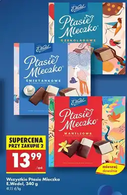 Biedronka Czekoladki czekoladowe E. wedel ptasie mleczko oferta