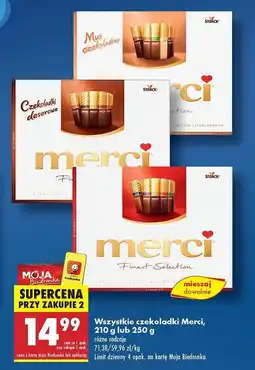 Biedronka Bombonierka brązowa Storck merci oferta