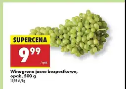 Biedronka Winogrona jasne bezpestkowe oferta