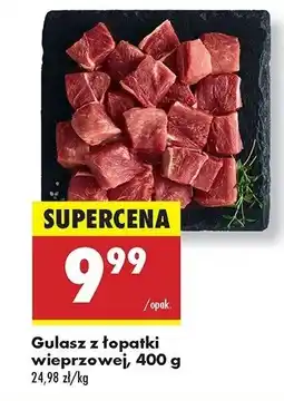 Biedronka Gulasz z łopatki wieprzowej Kraina mięs oferta
