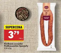 Biedronka Kiełbasa podlaska Kraina wędlin podlaskie specjały oferta