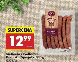 Biedronka Kiełbaski z podhala Kraina wędlin góralskie specjały oferta