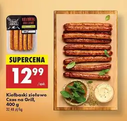 Biedronka Kiełbaski grillowe ziołowe Czas na grill oferta