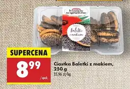 Biedronka Ciastka baletki makiem Kraina wypieków oferta