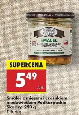 Biedronka Smalec z mięsem i czosnkiem Podkarpackie skarby oferta
