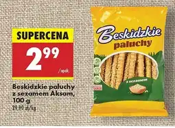 Biedronka Paluchy z sezamem Aksam beskidzkie oferta