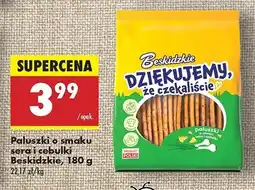 Biedronka Paluszki z serem i cebulą Aksam beskidzkie oferta