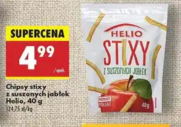Biedronka Stixy suszone jabłko Helio oferta