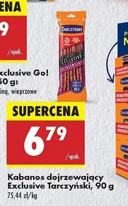 Biedronka Kabanosy dojrzewające Tarczyński exclusive oferta