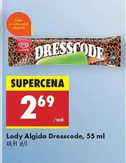 Biedronka Lód dresscode Algida oferta