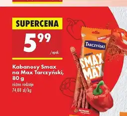 Biedronka Kabanosy paprykowe Tarczyński smak na max oferta