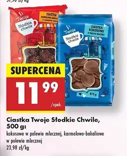 Biedronka Ciastka karmelowo-bakaliowe Twoje słodkie chwile oferta