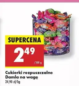 Biedronka Cukierki damla oferta