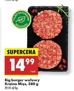 Biedronka Burger wołowy Kraina mięs oferta