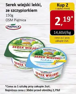 Market Point Serek wiejski lekki ze szczypiorkiem OSM Piątnica oferta