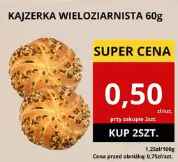 Supeco Bułka kajzerka wieloziarnista oferta