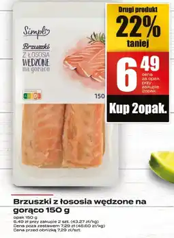 Brzuszki z łososia wędzone na gorąco Supeco
