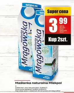 Supeco Maślanka naturalna Mlekpol oferta
