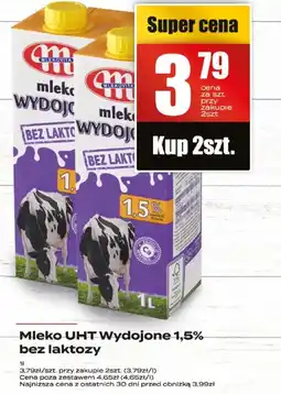 Supeco Mleko UHT wydojone 1,5% bez laktozy Mlekovita oferta